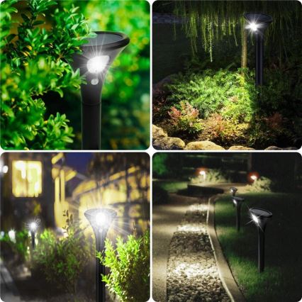 LED Päikesepaneeliga valgusti anduriga LED/1W/3,7V 6000K IP65