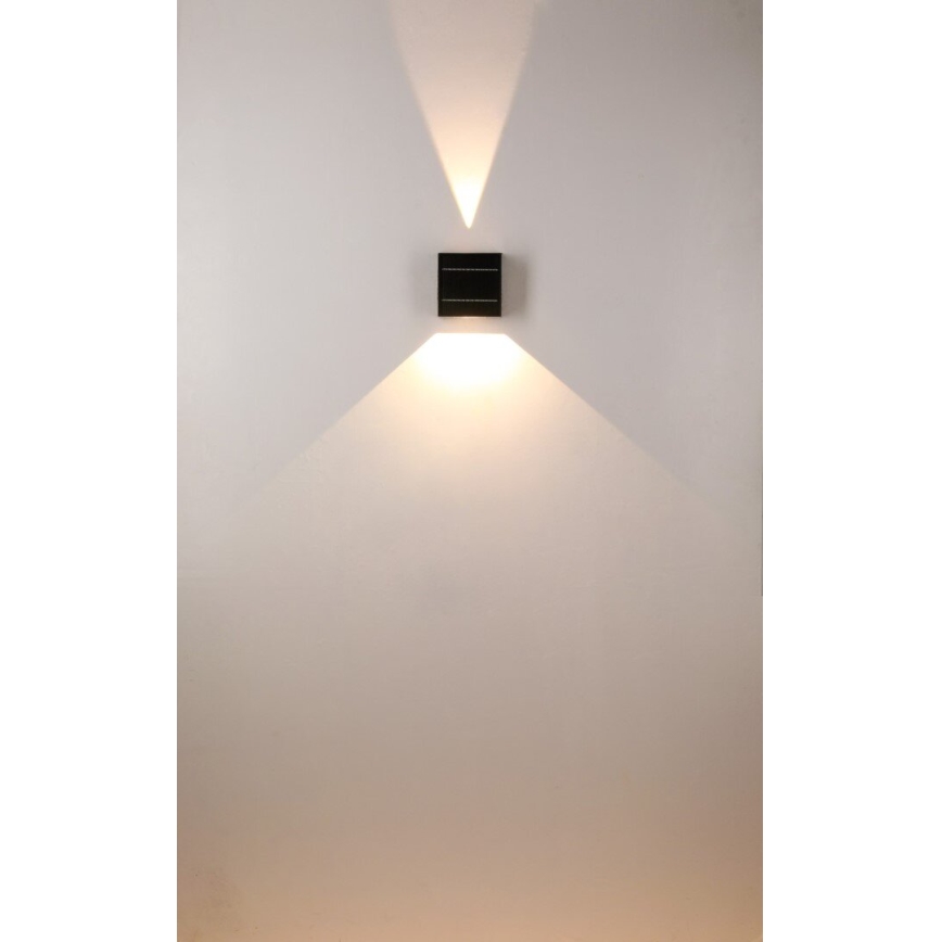 LED Päikesepaneeliga seinavalgusti LED/2W/3,7V 4000K IP44