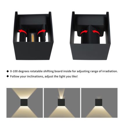 Immax 08510L - LED välisseinavalgusti DICE LED/6W/230V 3000K IP65