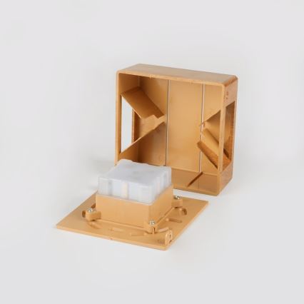 LED välisseinavalgusti LUXLINE LED/6W/230V 3000K IP54 tamm