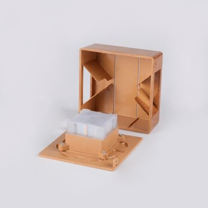 LED välisseinavalgusti LUXLINE 6W/230V 3000K IP54, pähkel