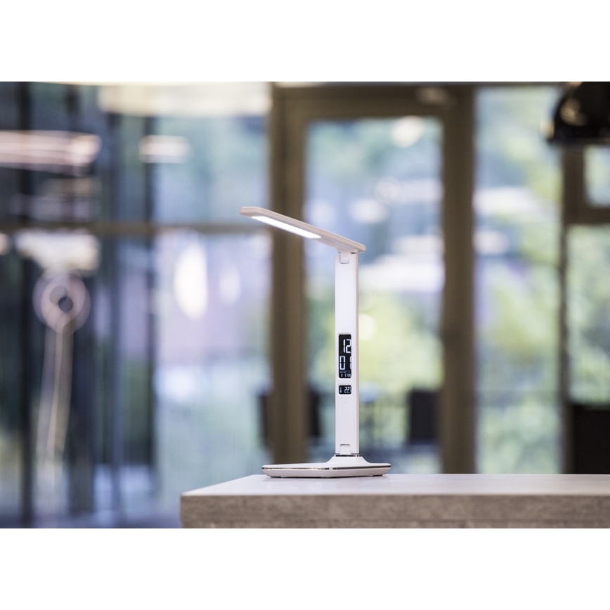 Immax 08934L - LED Laualamp ekraaniga KINGFISHER LED/9W/230V valge