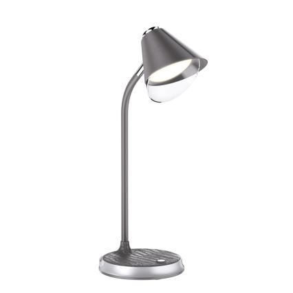 LED Hämardatav laualamp juhtmevaba laadimisega FINCH LED/9W/12/230V hall/läikiv kroom