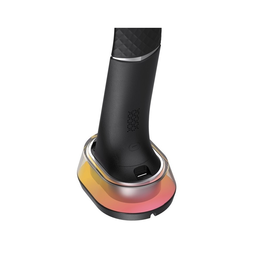 LED RGB Hämardatav laualamp juhtmevaba laadimisega CORELLA LED/7W/12/230V must