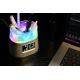 LED RGBW Hämardatav laualamp pliiatsihoidikuga FALCON LED/10W/5V