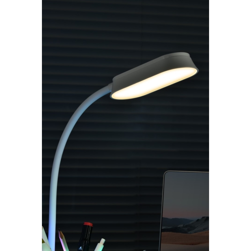 LED RGBW Hämardatav laualamp pliiatsihoidikuga FALCON LED/10W/5V