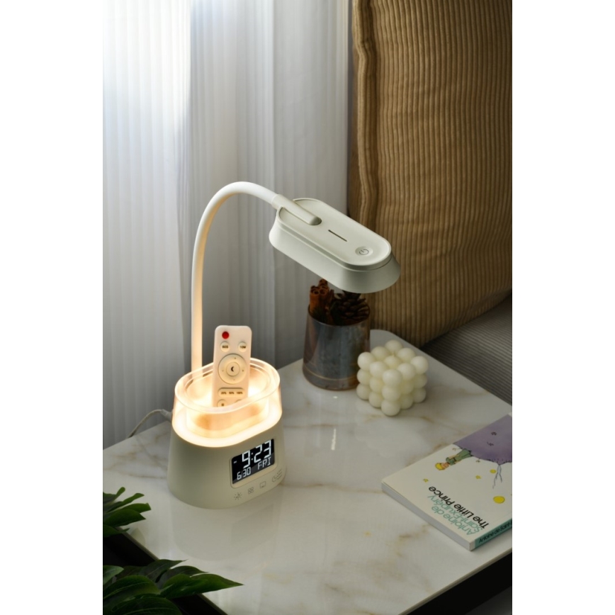 LED RGBW Hämardatav laualamp pliiatsihoidikuga FALCON LED/10W/5V