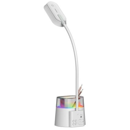 LED RGBW Hämardatav laualamp pliiatsihoidikuga FALCON LED/10W/5V