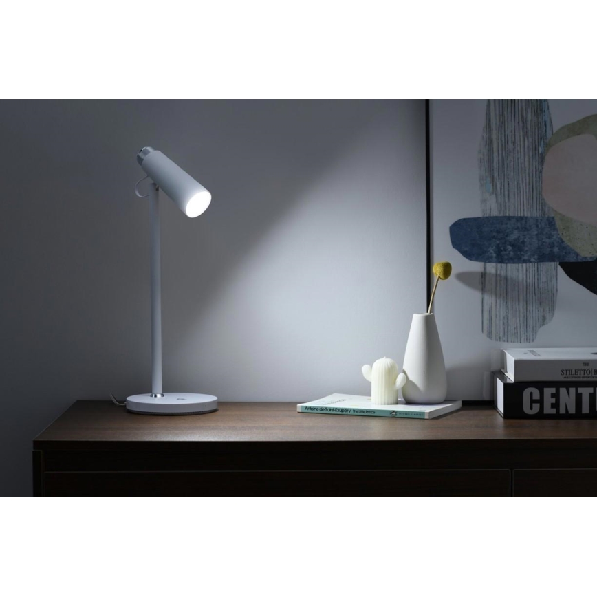 LED Hämardatav laualamp koos juhtmevaba Qi laadimisega TIT LED/12W/230V valge