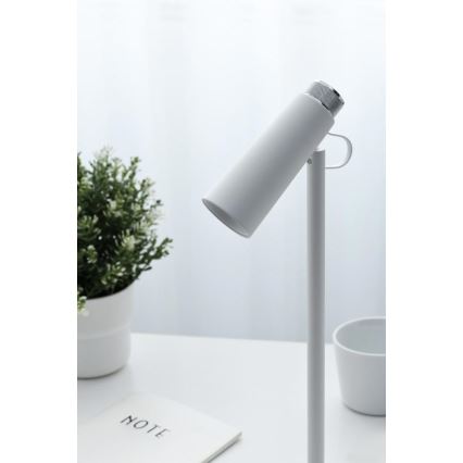 LED Hämardatav laualamp koos juhtmevaba Qi laadimisega TIT LED/12W/230V valge
