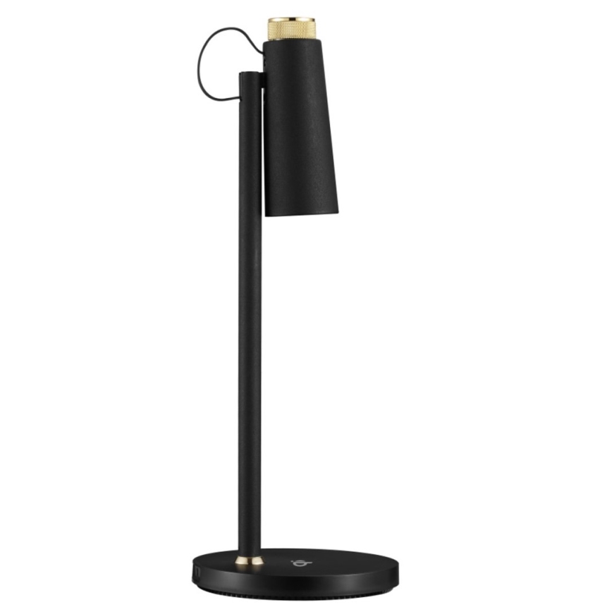 LED Hämardatav laualamp koos juhtmevaba Qi laadimisega TIT LED/12W/230V must