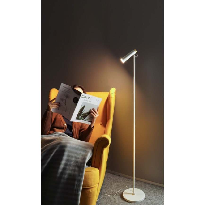 LED Hämardatav põrandalamp TIT LED/6W/230V valge