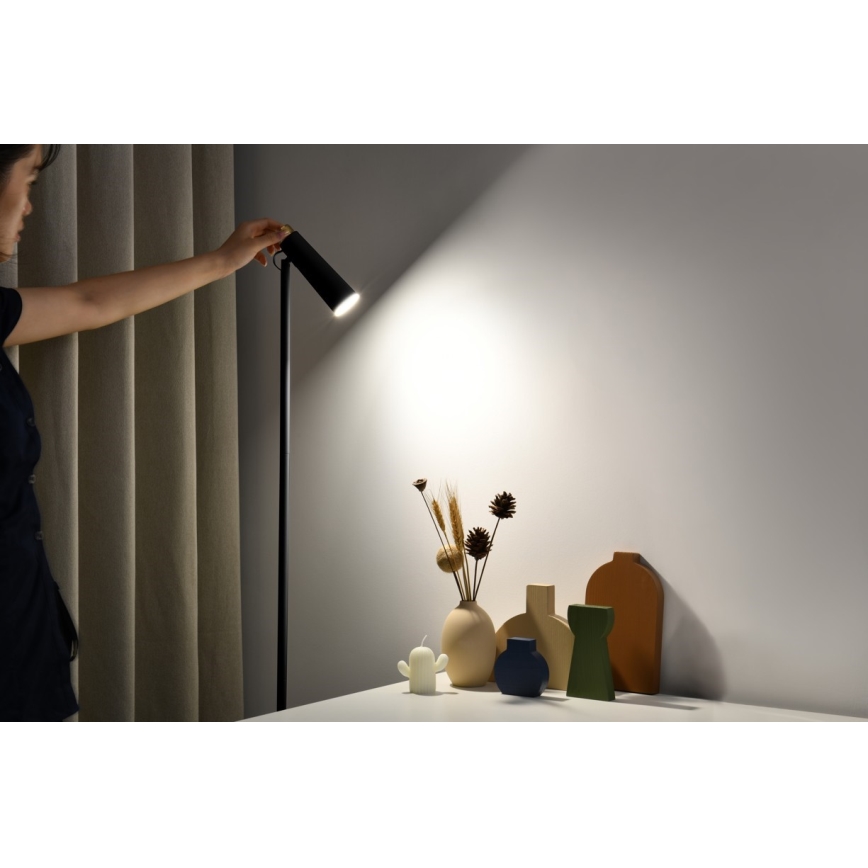 LED Hämardatav põrandalamp TIT LED/6W/230V must