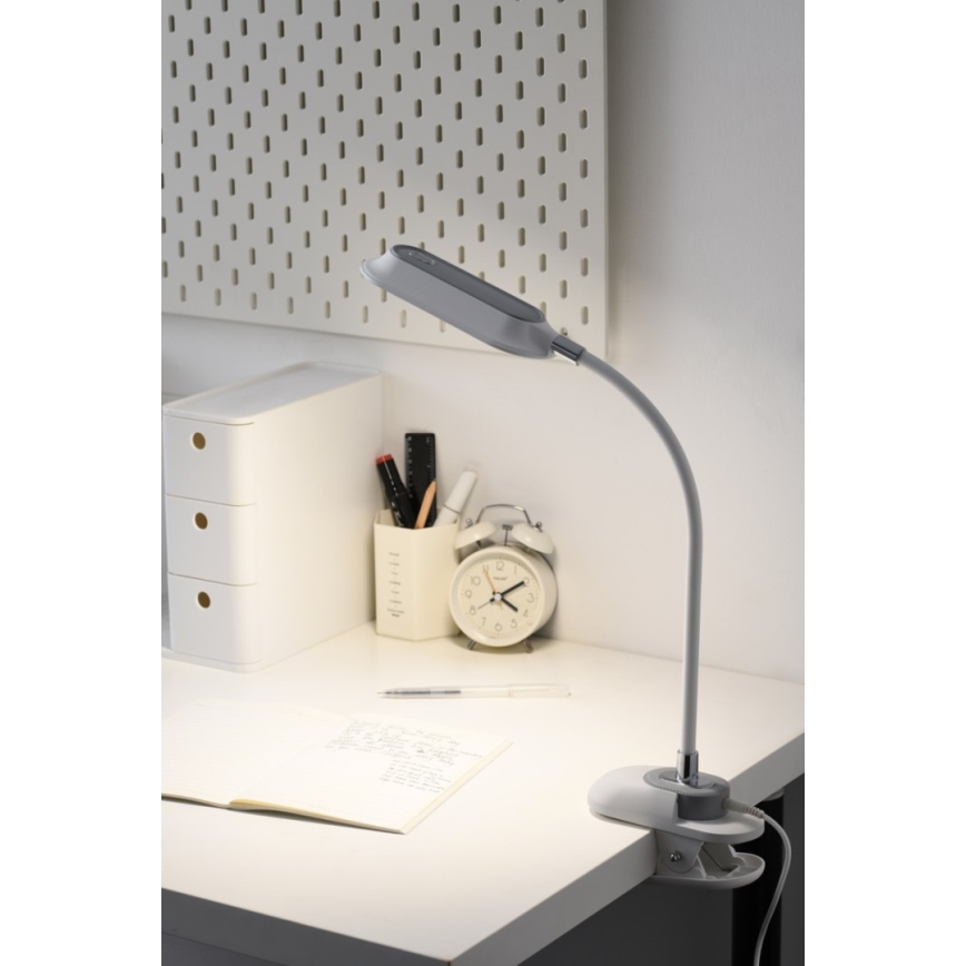 LED+CCT hämardatav laualamp klambriga CLIP LED/7,5W/230V 3000/4200/5000K valge