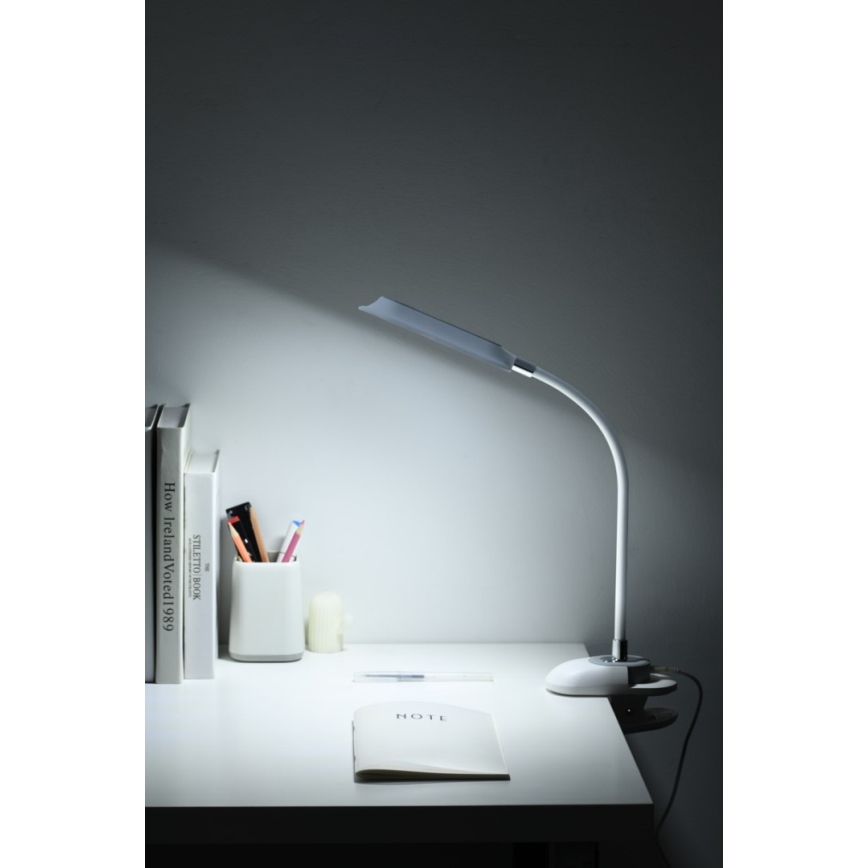 LED+CCT hämardatav laualamp klambriga CLIP LED/7,5W/230V 3000/4200/5000K valge