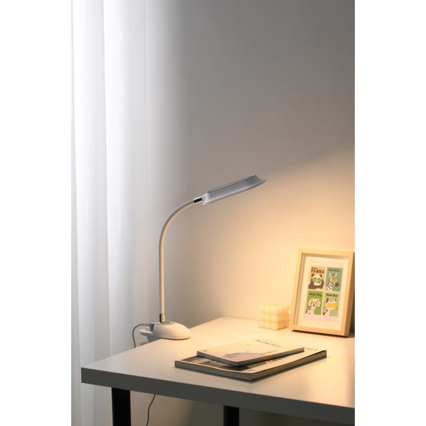 LED+CCT hämardatav laualamp klambriga CLIP LED/7,5W/230V 3000/4200/5000K valge