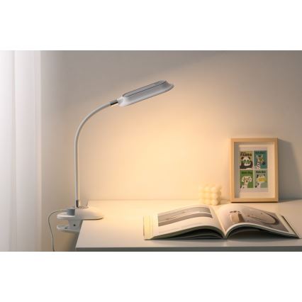 LED+CCT hämardatav laualamp klambriga CLIP LED/7,5W/230V 3000/4200/5000K valge