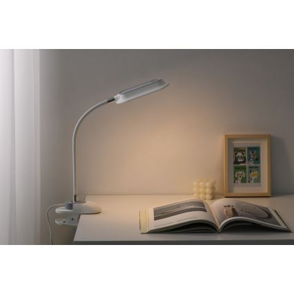 LED+CCT hämardatav laualamp klambriga CLIP LED/7,5W/230V 3000/4200/5000K valge