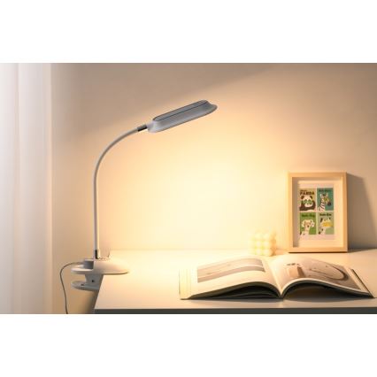LED+CCT hämardatav laualamp klambriga CLIP LED/7,5W/230V 3000/4200/5000K valge