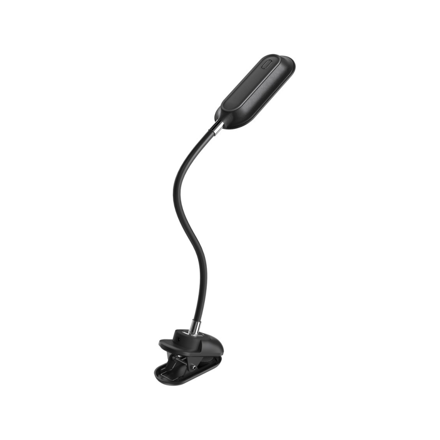LED+CCT Hämardatav laualamp klambriga CLIP LED/7,5W/230V 3000/4200/5000K must