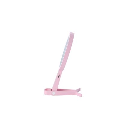 Immax 09102L - LED+CCT Hämardatav meigipeegel SWEET LED/3W/5V roosa