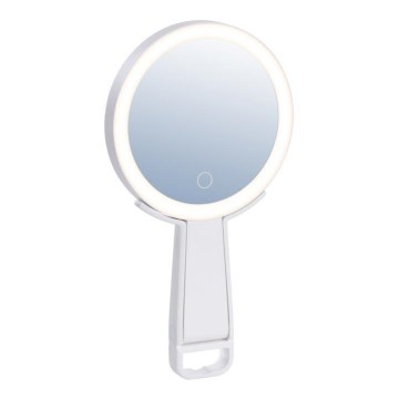 Immax 09103L - LED+CCT Hämardatav meigipeegel SWEET LED/3W/5V valge