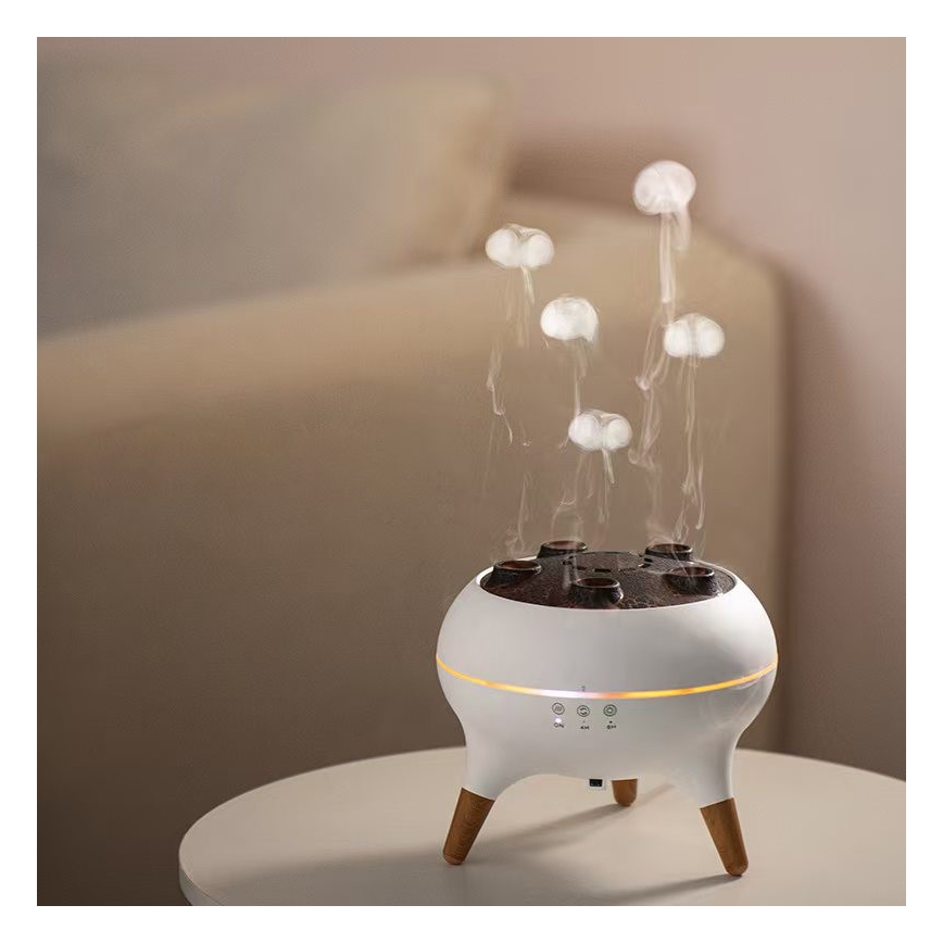 Immax 09104L - Aroomidifuser ja õhuniisutaja JELLYFISH LED/11W/5V