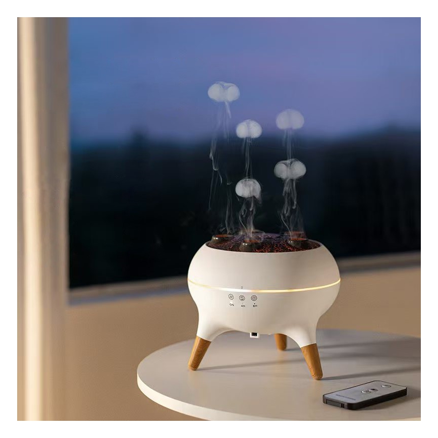 Immax 09104L - Aroomidifuser ja õhuniisutaja JELLYFISH LED/11W/5V