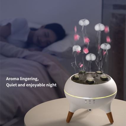 Immax 09104L - Aroomidifuser ja õhuniisutaja JELLYFISH LED/11W/5V