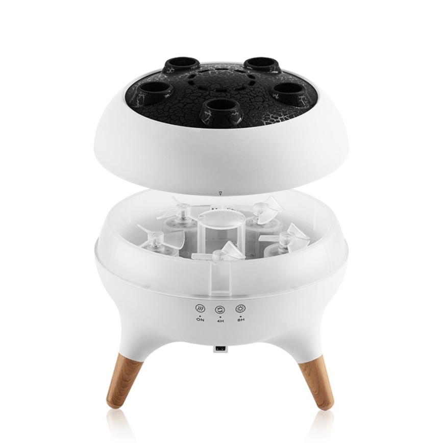 Immax 09104L - Aroomidifuser ja õhuniisutaja JELLYFISH LED/11W/5V