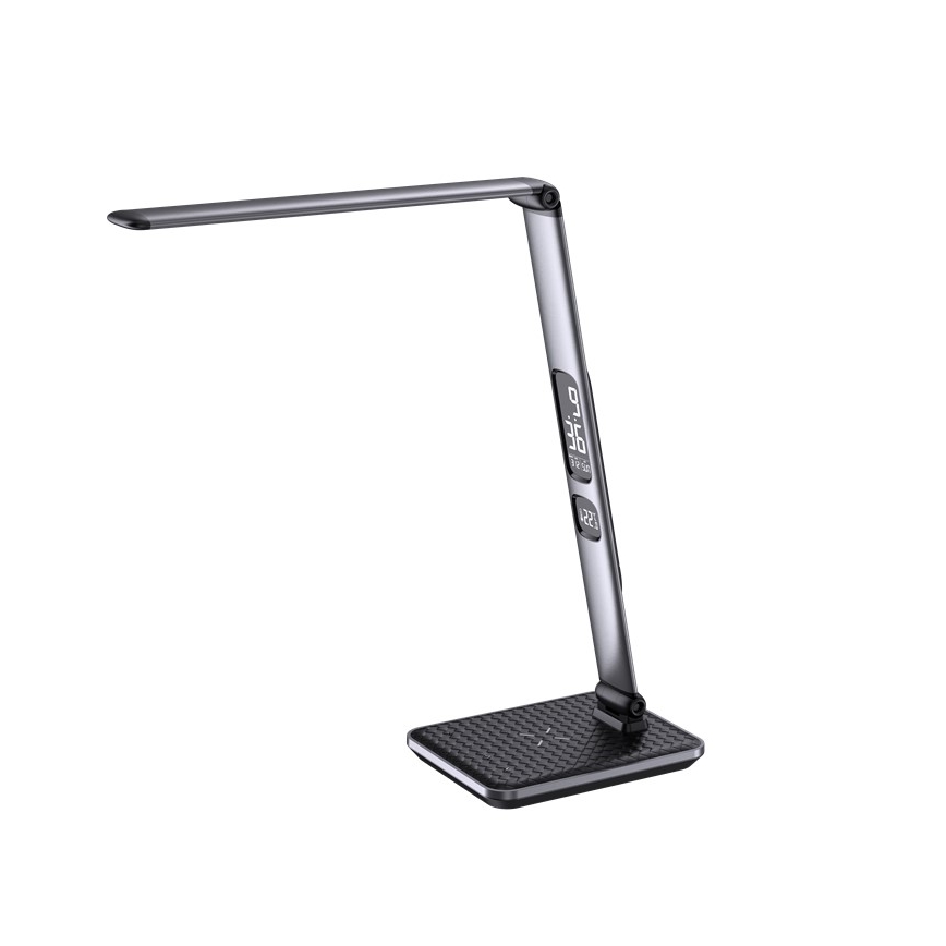 LED hämardatav laualamp LED/8,5W/230V juhtmevaba laadimisega hõbedane