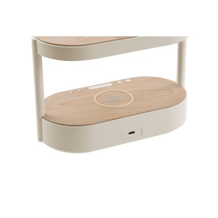 Hämardatav LED-laualamp äratuskellaga ja laadimisega TRIPLE DOCK LED/1,5W/5V