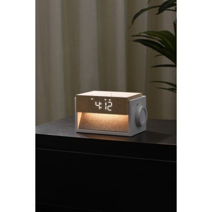 CALM LED-laualamp äratuskellaga ja laadimisega 1,2W/5V