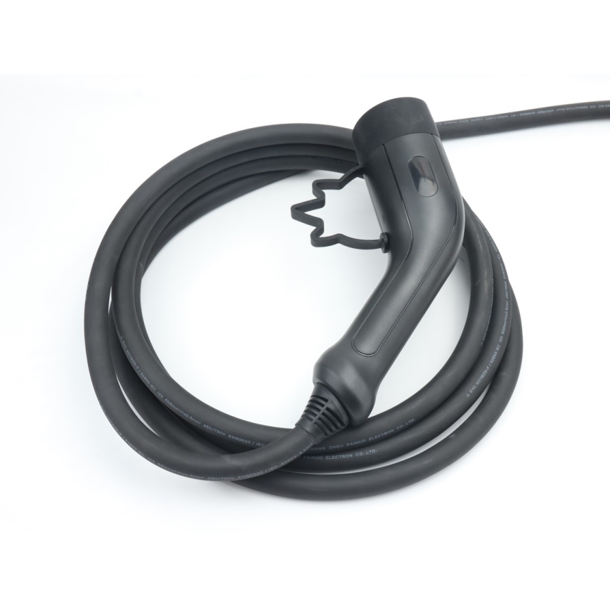 Immax – kaasaskantav elektriauto laadimisjaam AC Type 2, 16 A / 380 V, 11 kW + 230 V pistik, 5 m kaabel, Tuya Wi‑Fi