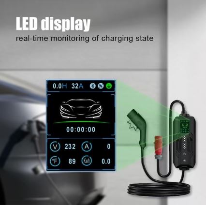 Immax - EV reisi laadimisjaam elektriautodele AC tüüp 2 32A/380V 22kW 5m + ümbris