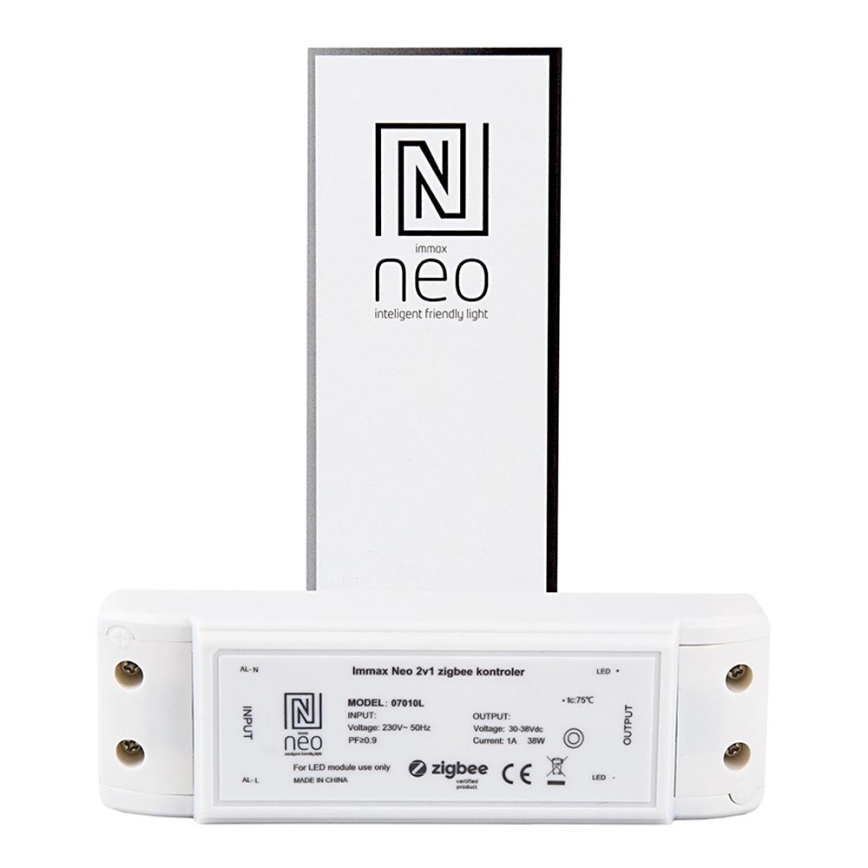 Immax NEO 07010L - Ühendusseade 2-ühes 38W/230V ZigBee