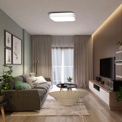 Immax NEO 07042L - LED Hämardatav laevalgusti RECUADRO LED/67W/230V + Pult Tuya