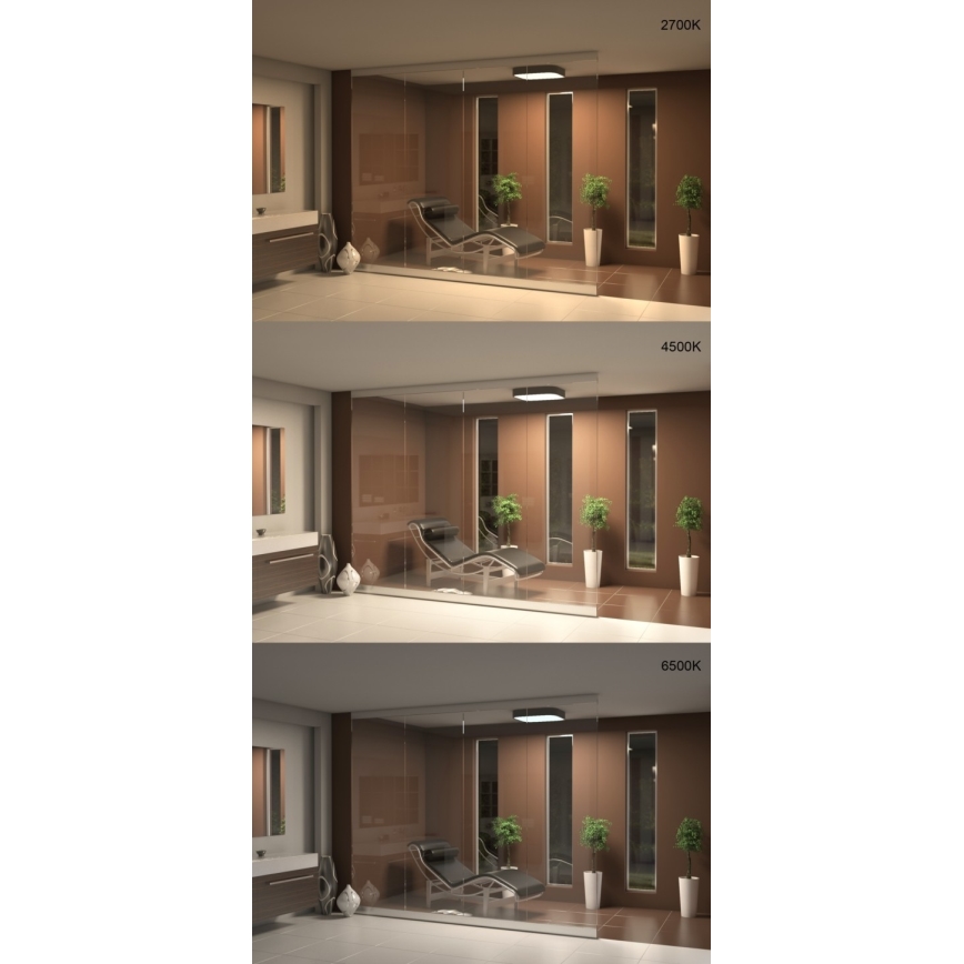 Immax NEO 07042L - LED Hämardatav laevalgusti RECUADRO LED/67W/230V + Pult Tuya