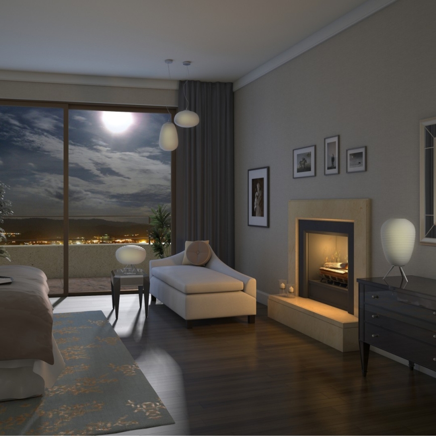 Immax NEO 07066L - LED RGBW Hämardatav lühter COCONO 1xE27/8,5W/100-240V 24 cm Tuya + pult