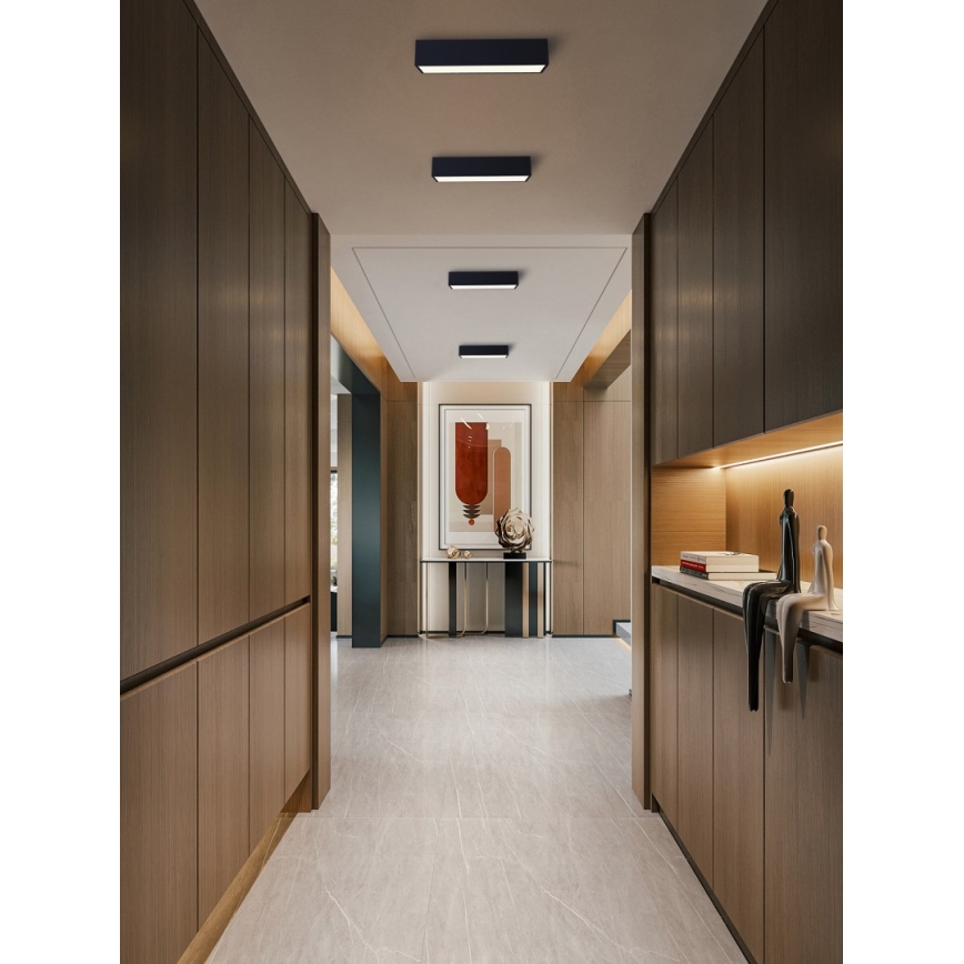 Immax NEO 07074-60 - LED Hämardatav laevalgusti CANTO LED/34W/230V must Tuya + kaugjuhtimispult