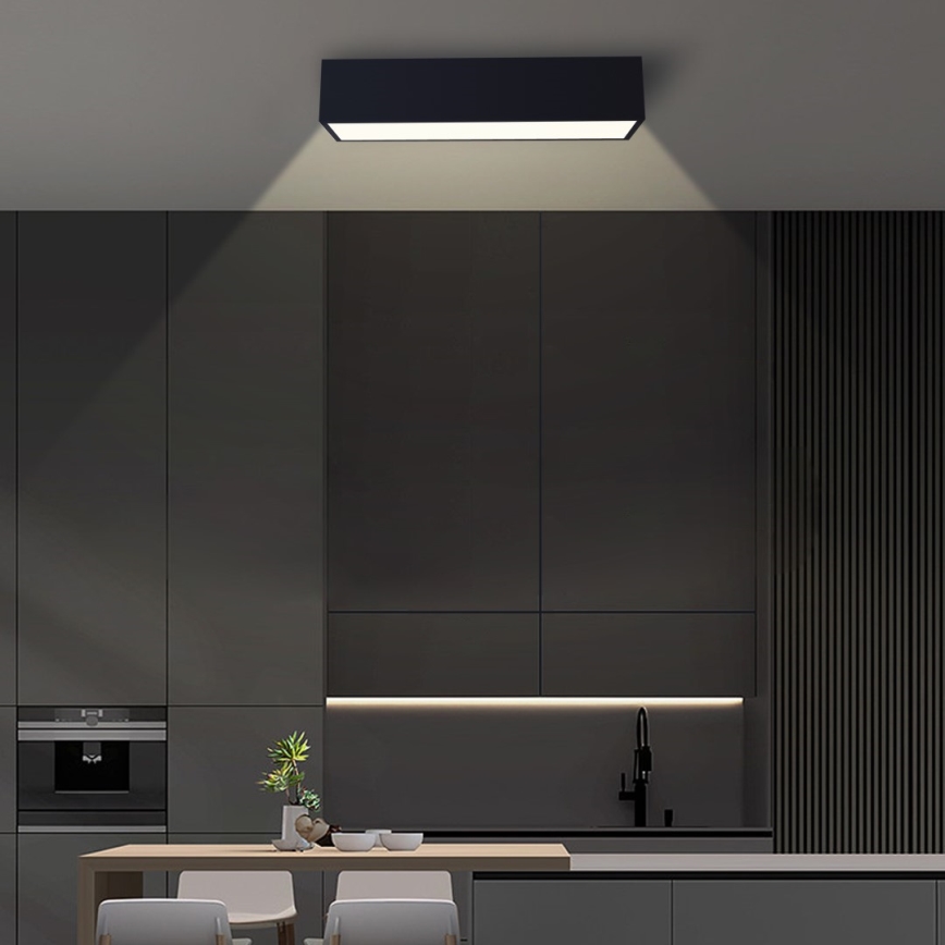 Immax NEO 07074-60 - LED Hämardatav laevalgusti CANTO LED/34W/230V must Tuya + kaugjuhtimispult