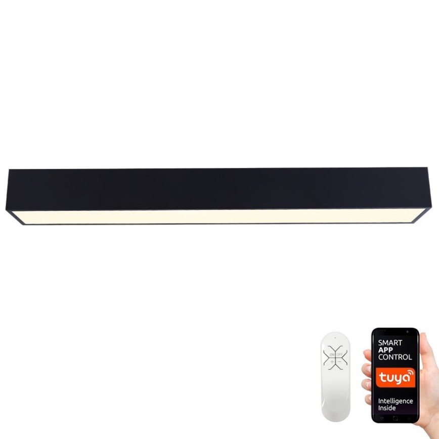 Immax NEO 07074-90 - LED Hämardatav laevalgusti CANTO LED/50W/230V must Tuya + kaugjuhtimispult