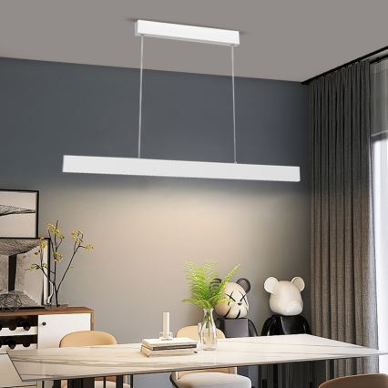 Immax NEO 07075L- LED Hämardatav lühter LISTON valge LED/18W/100-240V Tuya + Pult
