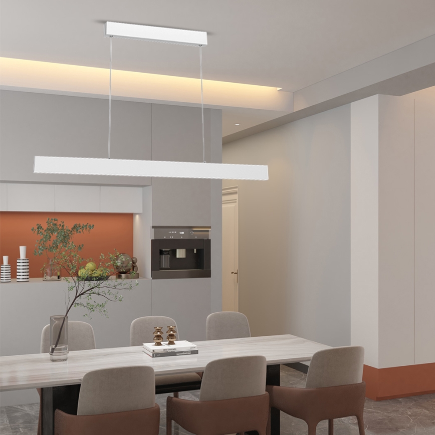 Immax NEO 07075L- LED Hämardatav lühter LISTON valge LED/18W/100-240V Tuya + Pult