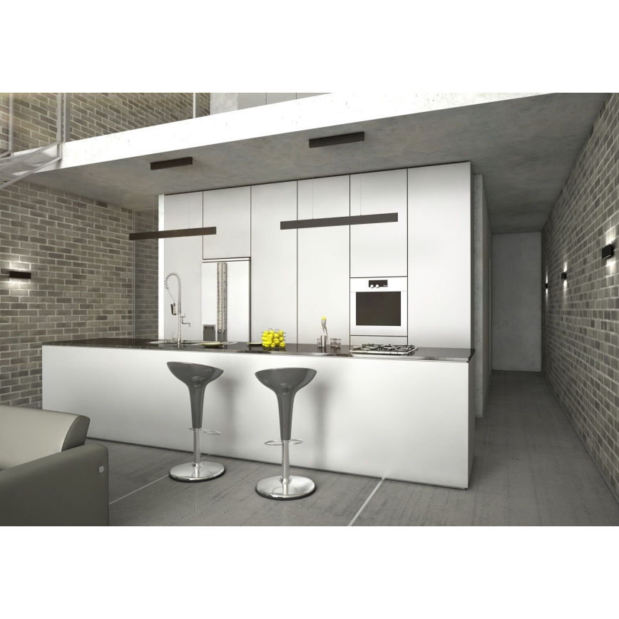 Immax NEO 07076L - LED Hämardatav lühter, must LISTON LED/18W/100-240 Tuya + Pult