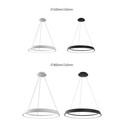 Immax NEO 07079L-80 - LED Hämardatav lühter LIMITADO LED/48W/230V 80 cm Tuya + pult