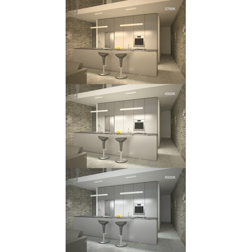 Immax NEO 07085L- LED Hämardatav seinavalgusti LISTON LED/8W/230V Tuya valge + Pult