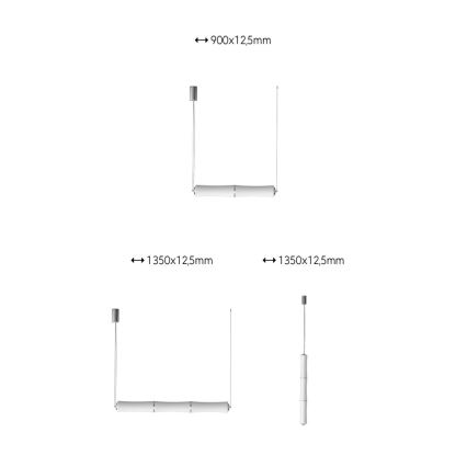 Immax NEO 07102L - LED Hämardatav lühter BAMBOOS LED/30W/230V 90 cm Tuya + pult