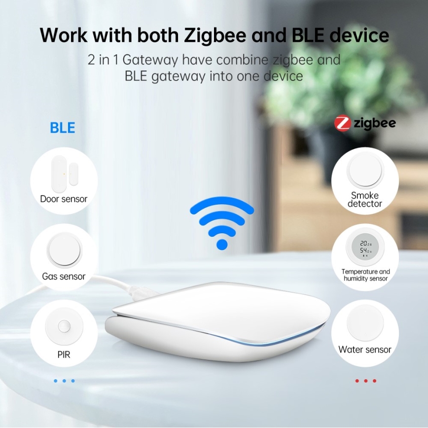 Immax NEO 07117-6 - MULTI BRIDGE PRO Nutikas Zigbee 3.0 Wi-Fi