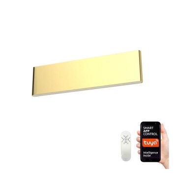 Immax Neo 07129L - LED Seinavalgusti LISTON LED/18W/230V ZigBee + Pult kuldne Tuya